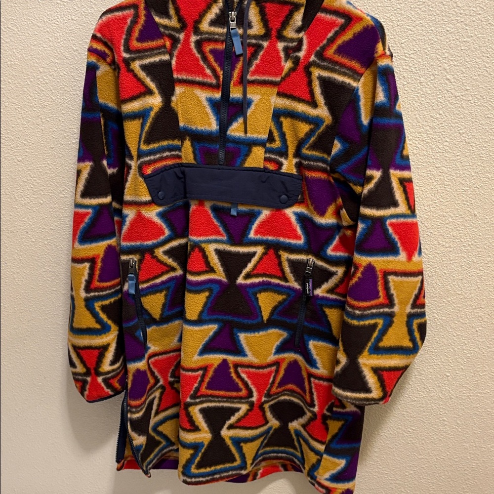 NOT ACCEPTING OFFERS Patagonia Cagoule Synchilla Fleece Pullover Tunic Jacket - Picture 4 of 7